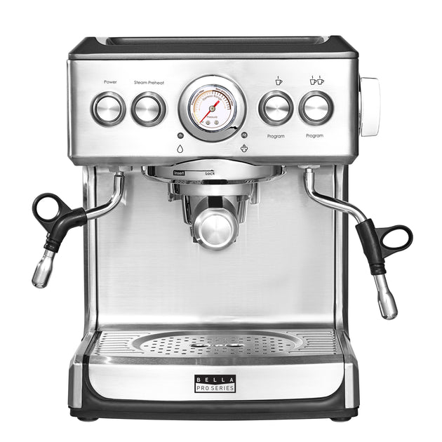 Bella Pro Series Single Serve & 12-Cup Coffee Maker Combo Black