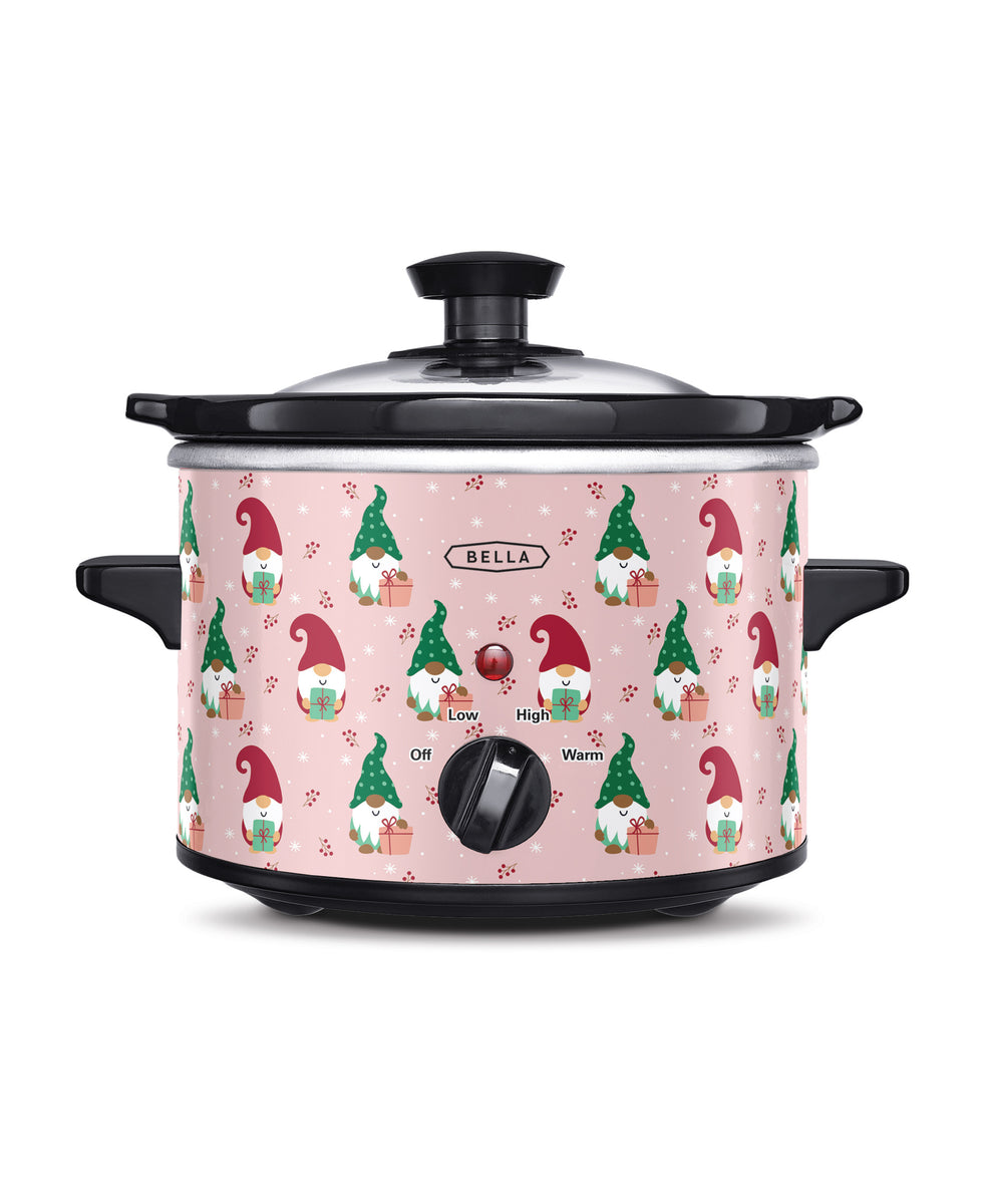 1.5qt Slow Cooker - Pink Gnome – Bella Housewares