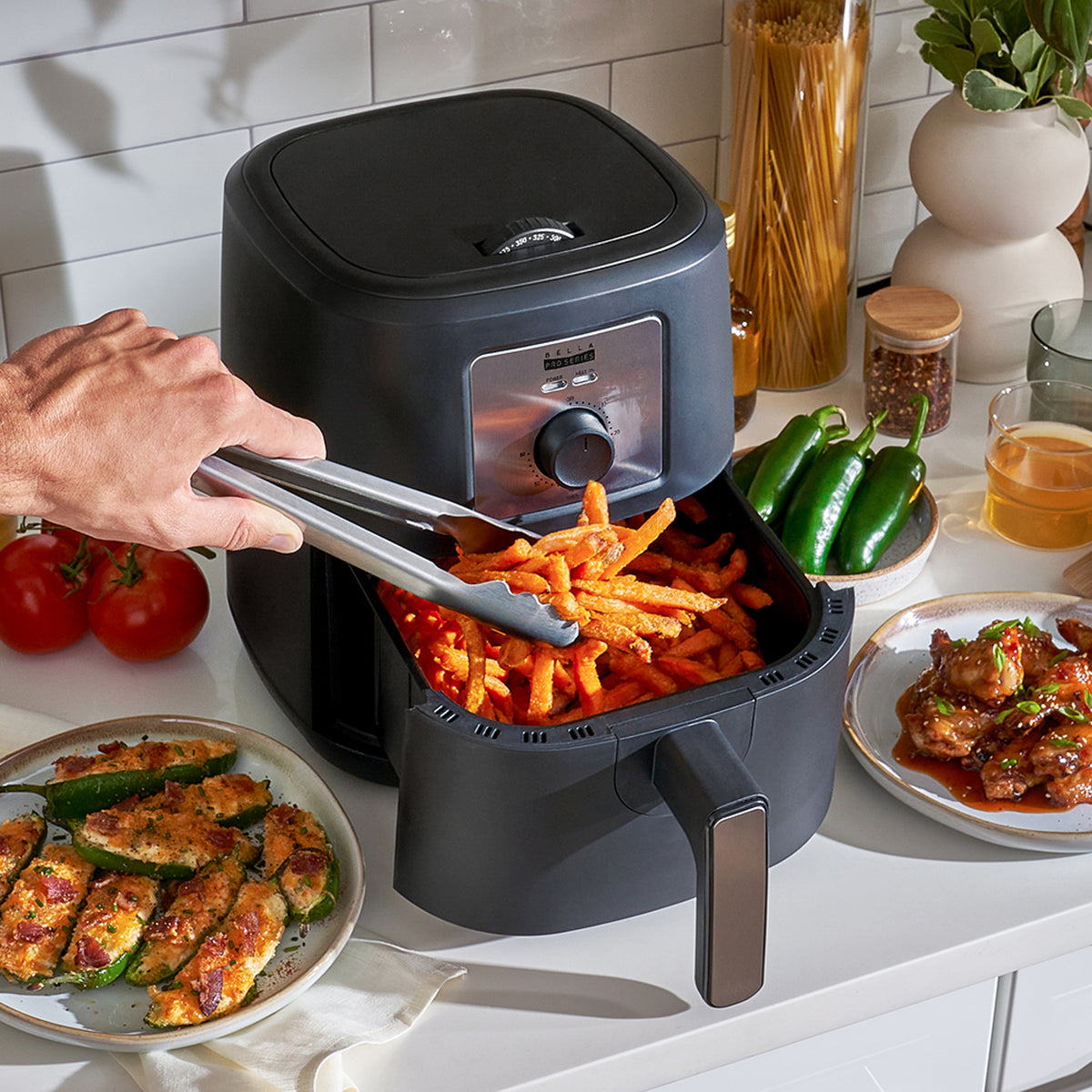 Rent to own Bella Pro Series - 4.2-qt. Manual Air Fryer with Matte