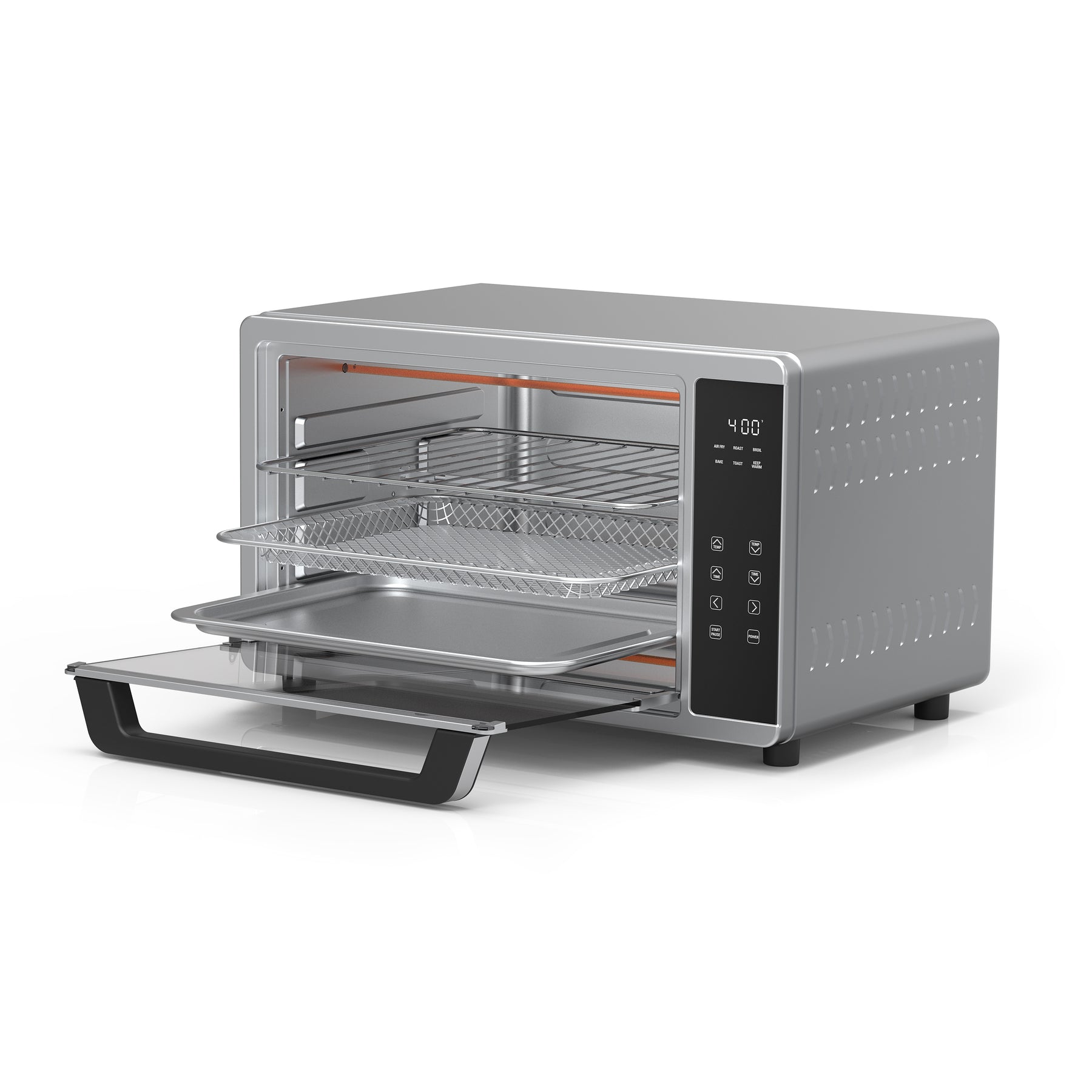 Bella Pro Series - 4-Slice Convection Toaster Oven + Air Fryer