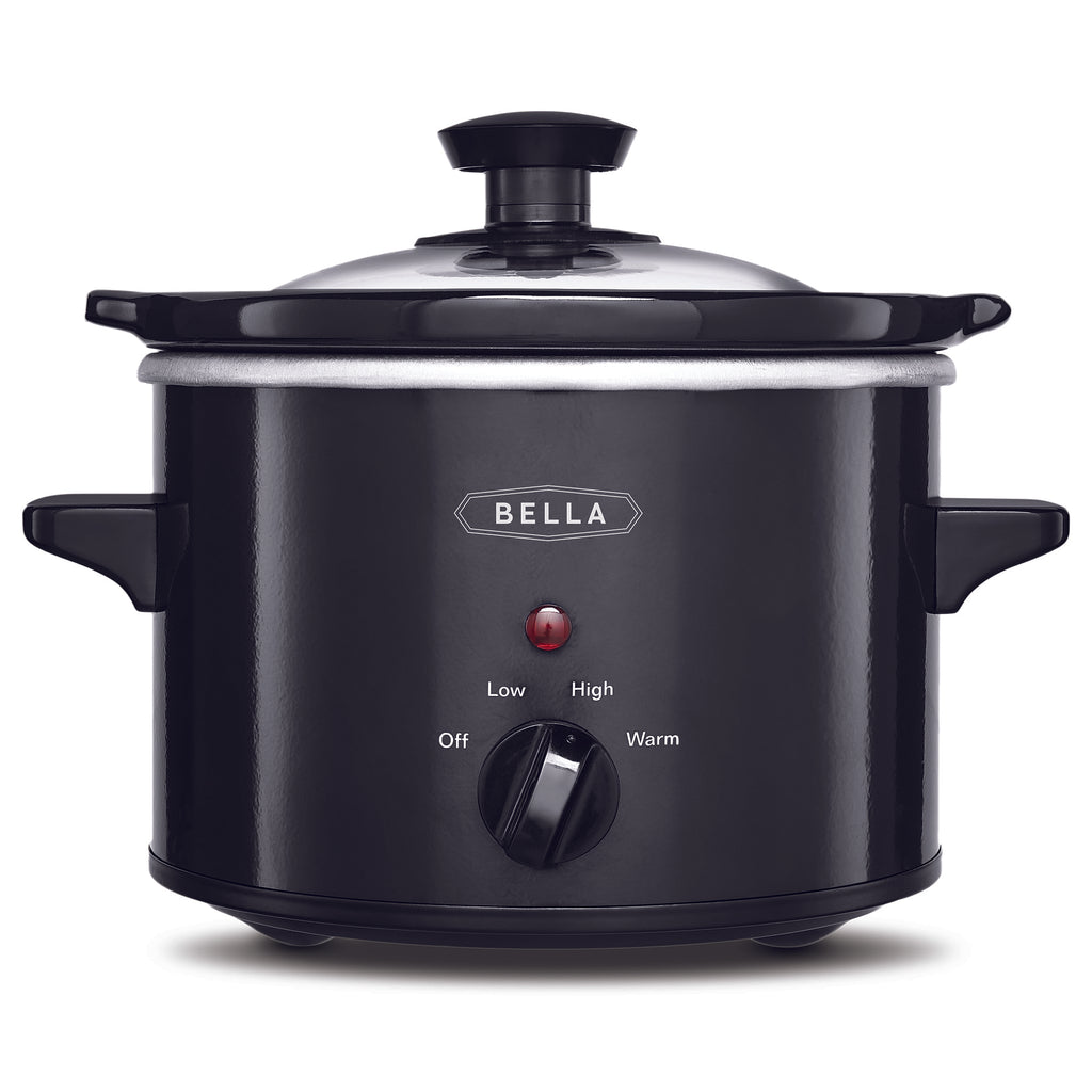 Bella 3 x 1.5-Quart Triple Slow Cooker Stainless Steel/Black