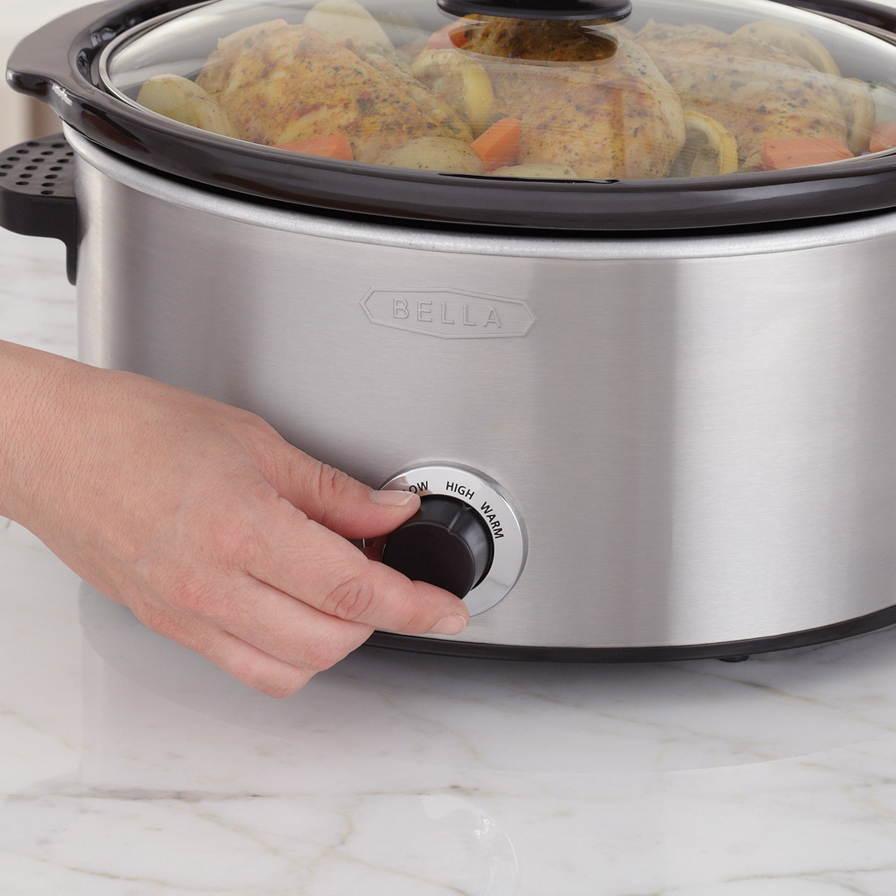 BELLA 13770 Slow Cooker 5Quart Red ** Want to know more, click on the  image. (This is an affiliate…